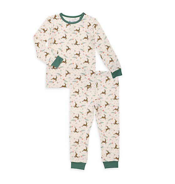 Merry & Bright Modal Magnetic 2 Piece Toddler PJs - Breckenridge Baby