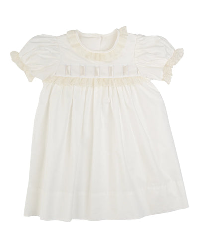 PRESALE // Paris Dress - Blessings White Batiste - Breckenridge Baby