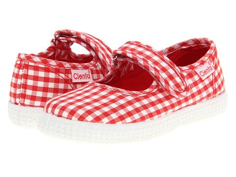 Cienta Red Gingham Shoes - Breckenridge Baby