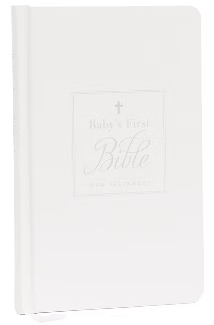 KJV Baby's First New Testament - Hardcover - White - Breckenridge Baby
