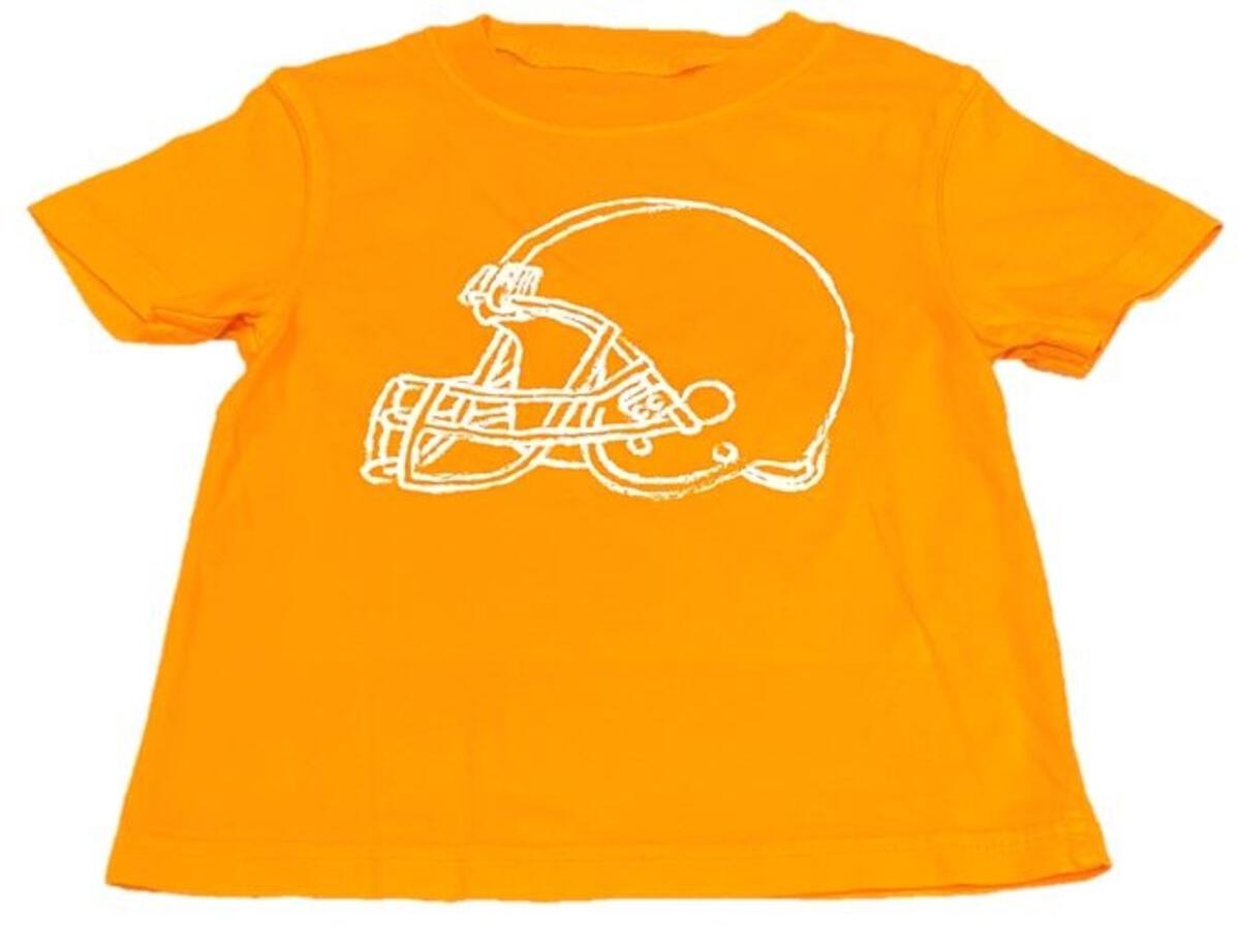 Short Sleeve TN Orange/White Helmet T-Shirt - Breckenridge Baby