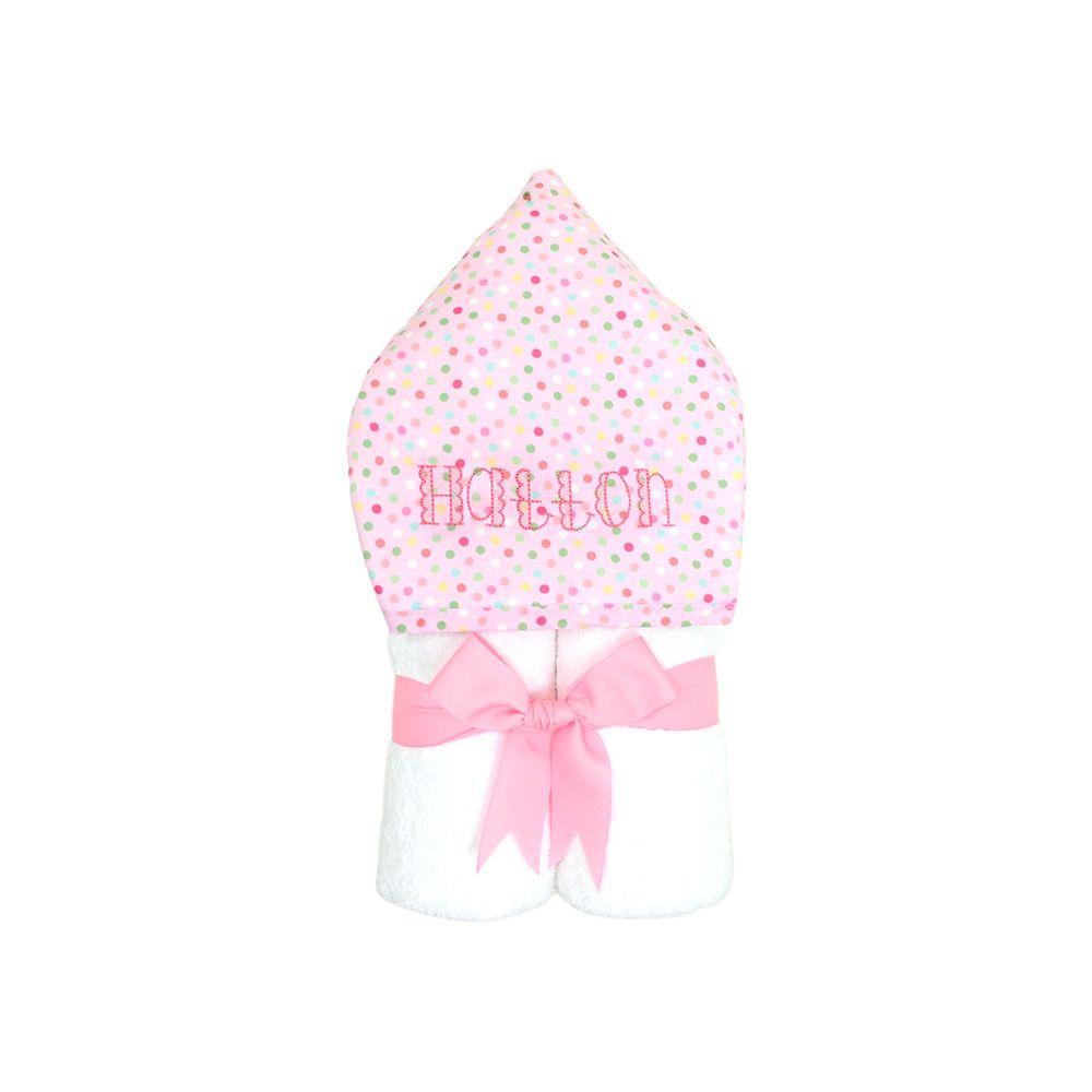 Pink Multi Dot Everykid Towel - Breckenridge Baby