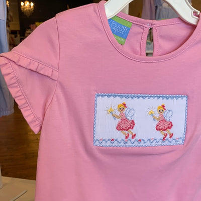 Fairies Pink Knit T-Shirt - Breckenridge Baby