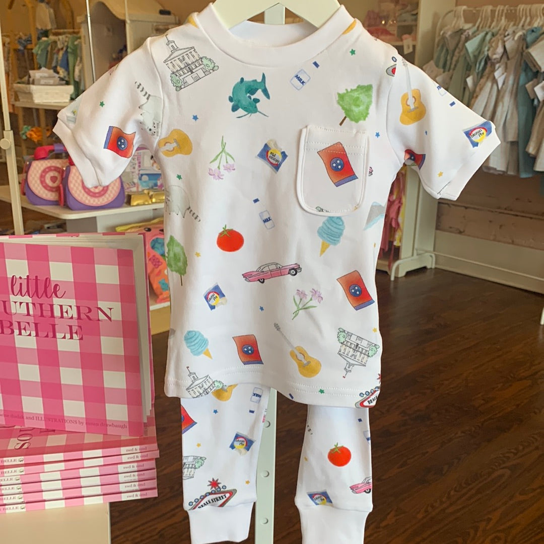 Tennessee Organic Cotton Pajama Set - Breckenridge Baby