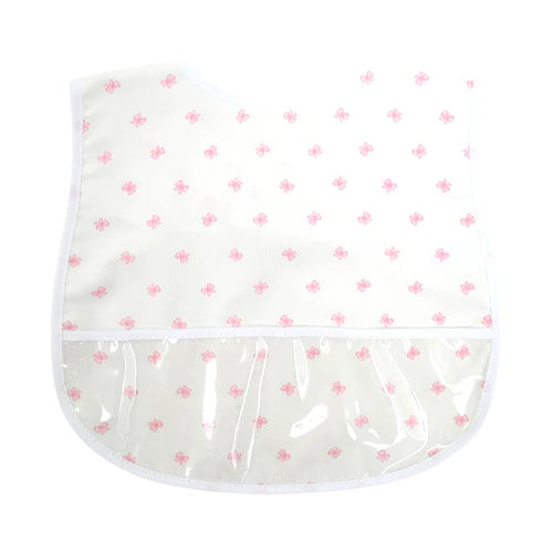 LAMINATED BOW BIB - Breckenridge Baby