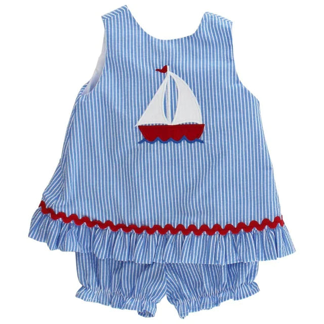 Smooth Sailing Angel Dress - Breckenridge Baby