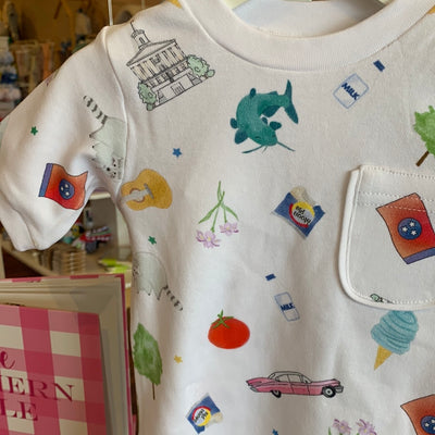 Tennessee Organic Cotton Pajama Set - Breckenridge Baby