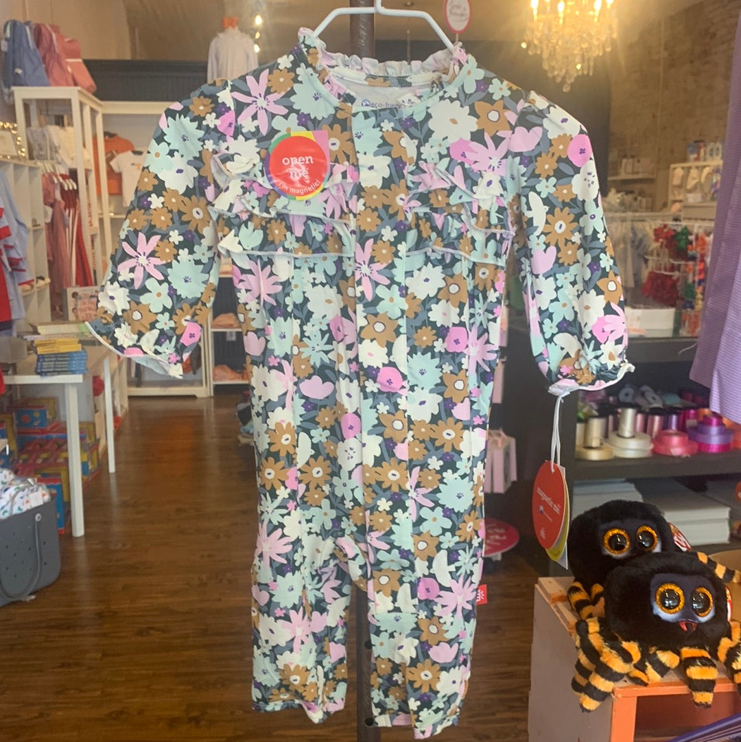 Finchley Ruffle Neck Footie - Breckenridge Baby