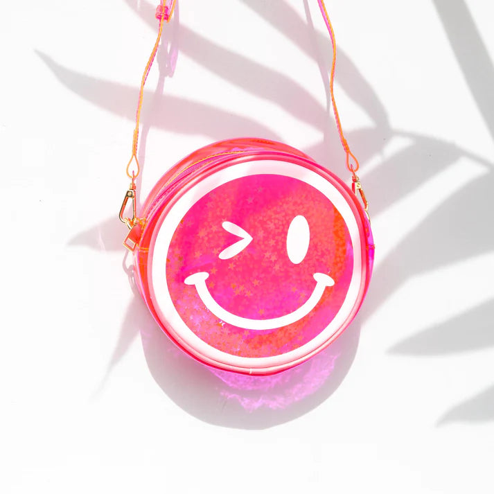 Jelly Pink Smiley Handbag - Breckenridge Baby