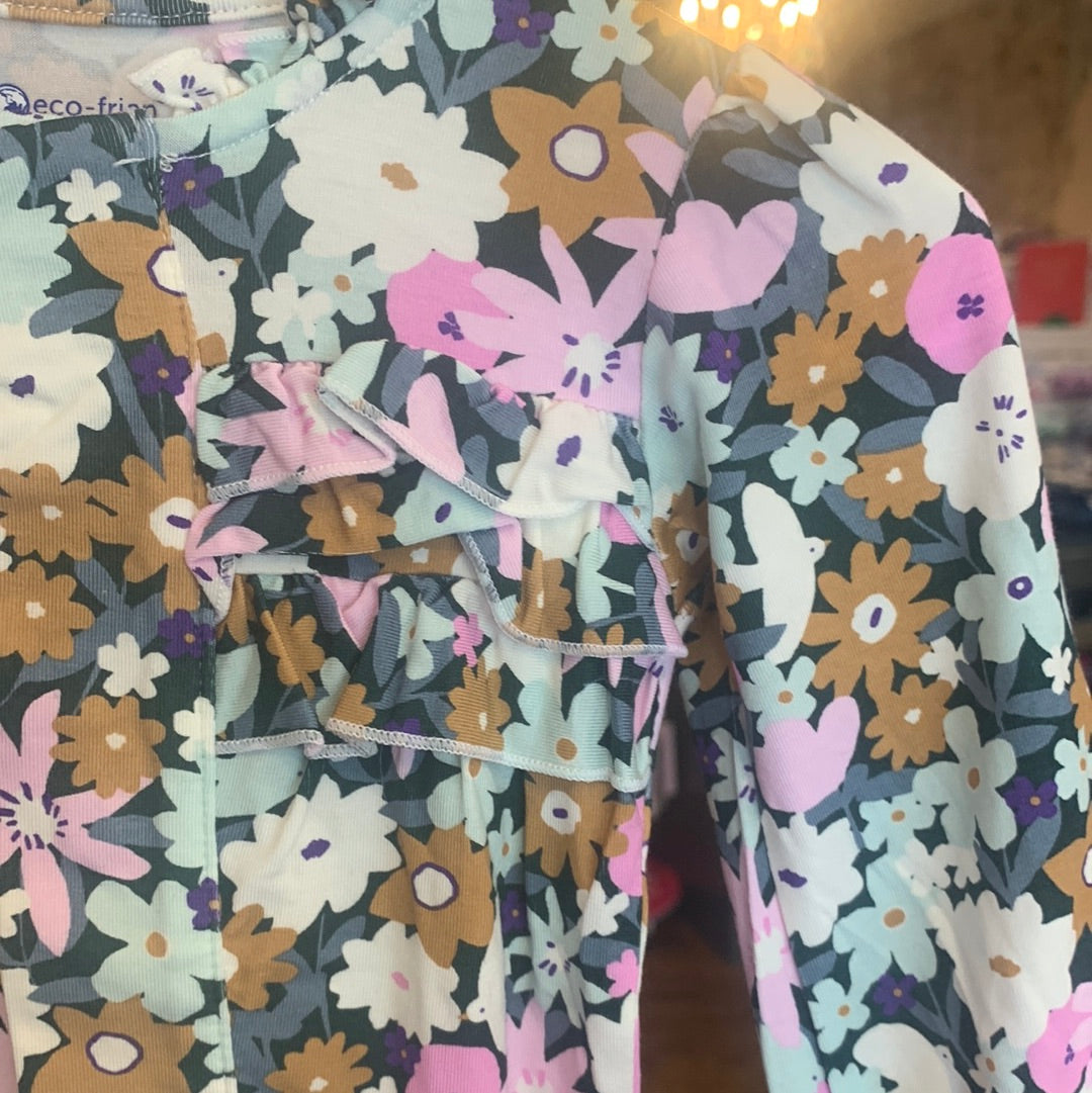 Finchley Ruffle Neck Footie - Breckenridge Baby
