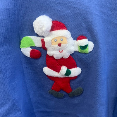 Santa with Candy Cane T-Shirt - Breckenridge Baby