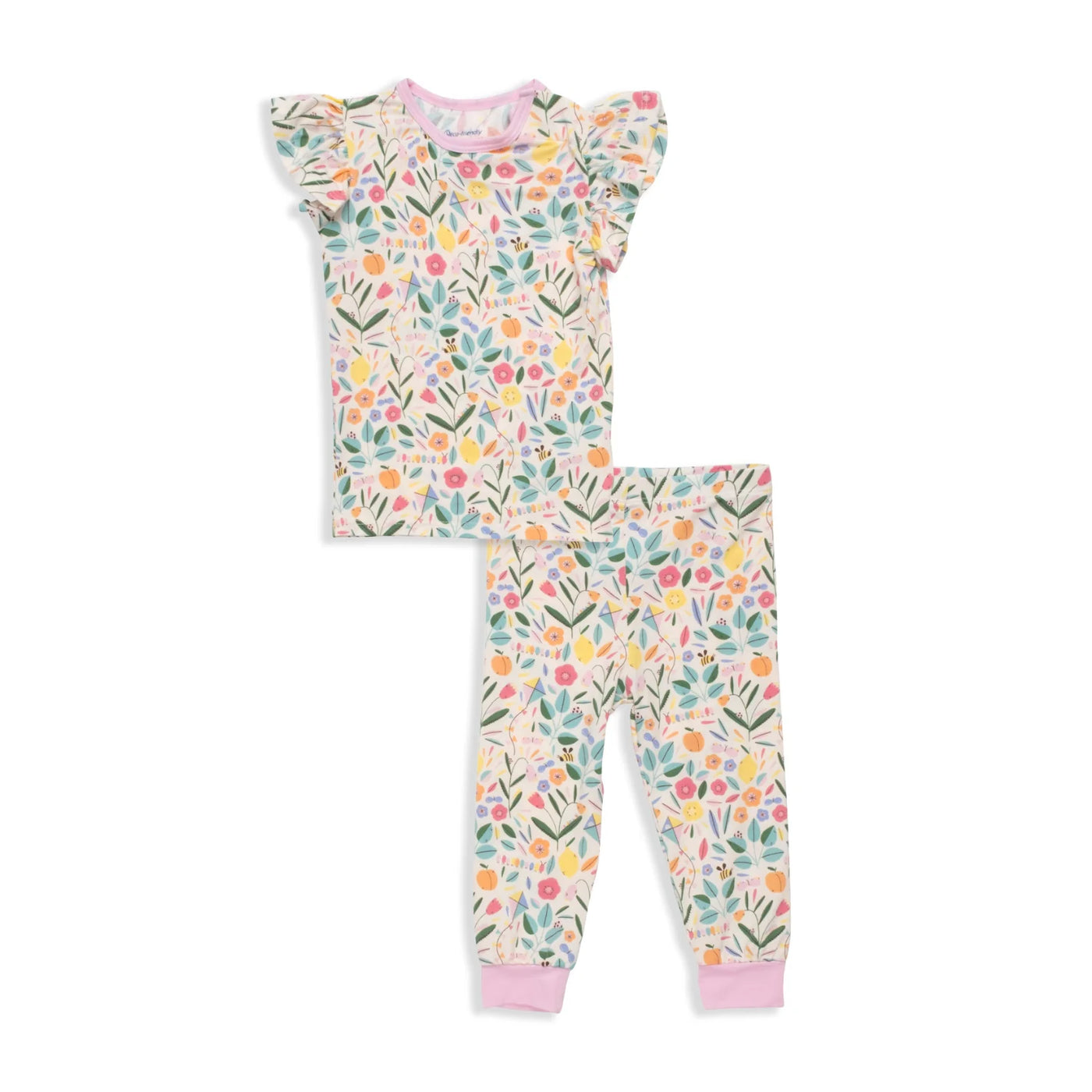 Peachy Pajama Set - Breckenridge Baby