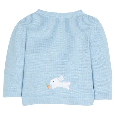 Crochet Sweater - Blue Bunny - Breckenridge Baby