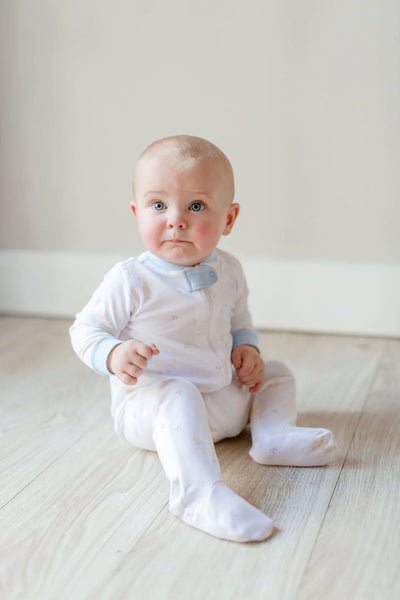 Boys Zip Up Jammies, D&B - Breckenridge Baby