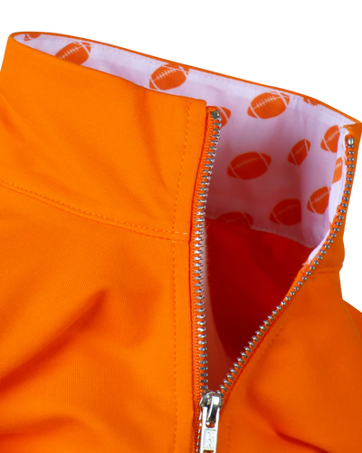 Game Day Quarter Zip: Orange - Breckenridge Baby