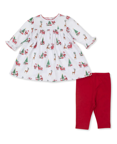 Santa's Sleigh Dress Set - Breckenridge Baby