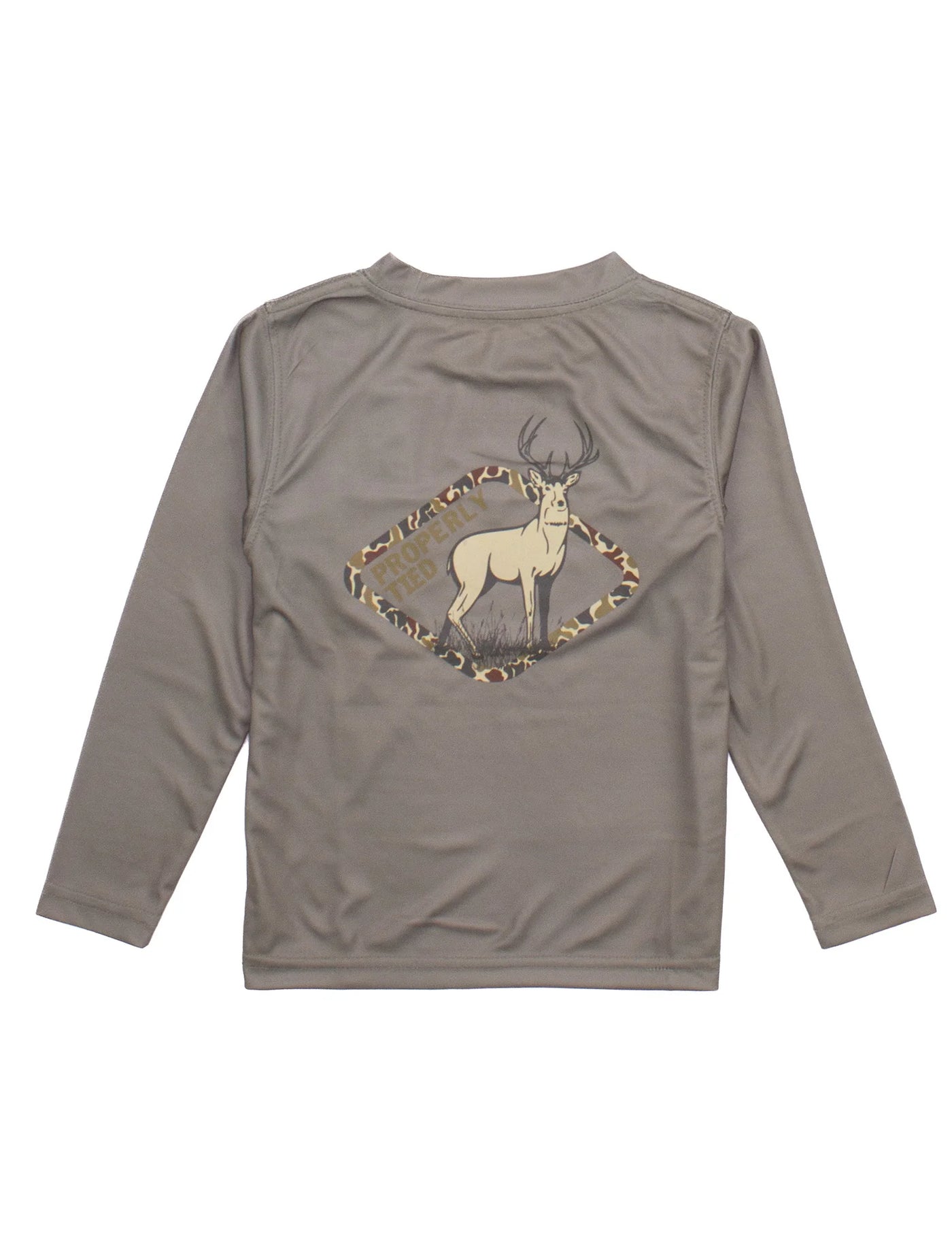 Boys Performance Tee - Whitetail Deer Tan - Breckenridge Baby