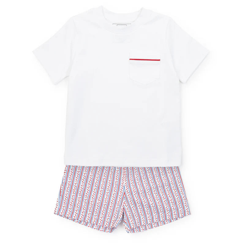 Hudson Short Set - Stars & Stripes - Breckenridge Baby