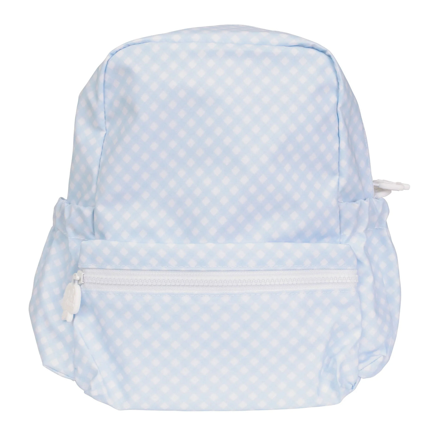 Blue Gingham Backpack - Large - Breckenridge Baby