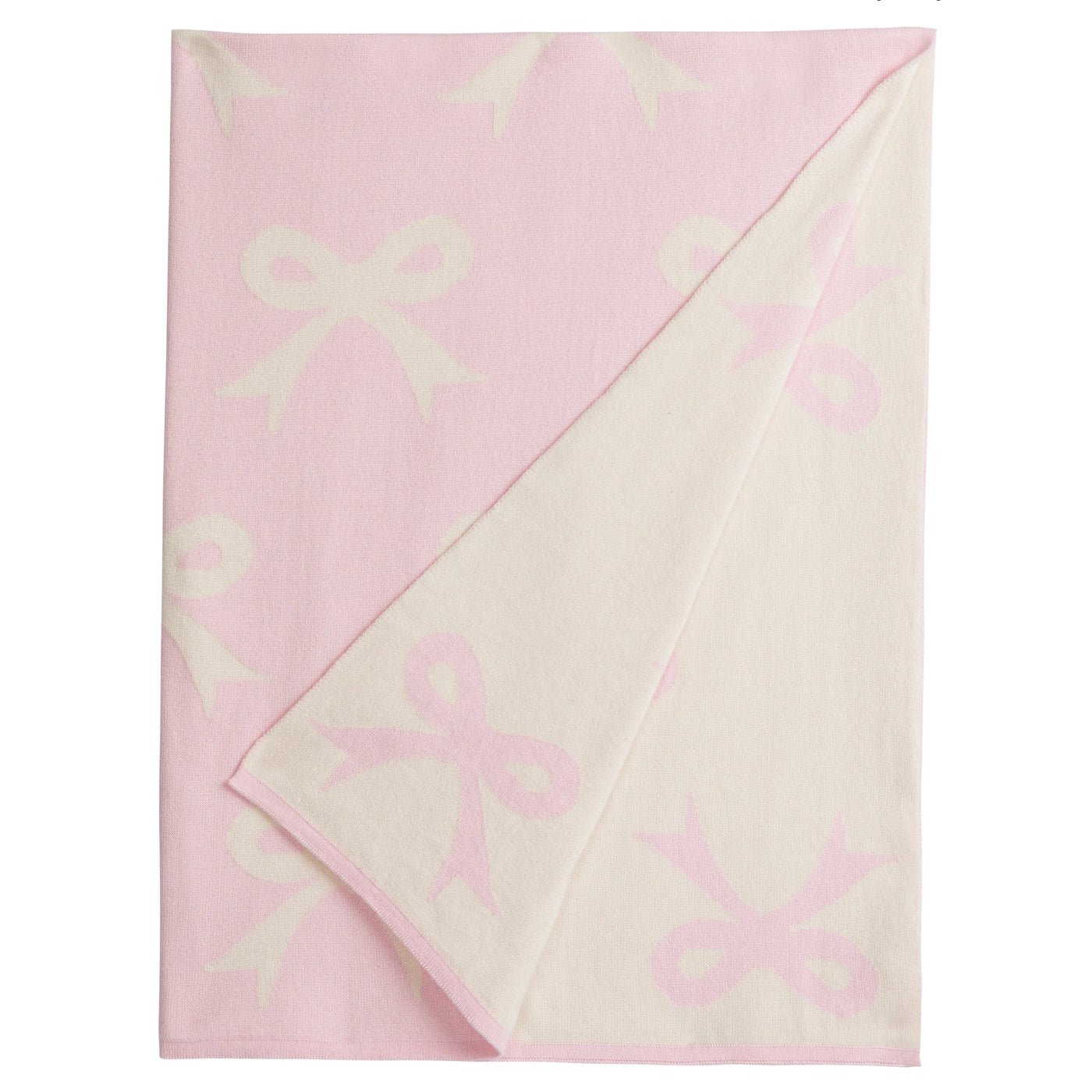 Nursery Blanket - Pink Bow - Breckenridge Baby
