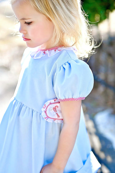 Tabitha Tab Dress - Candy Cane - Breckenridge Baby