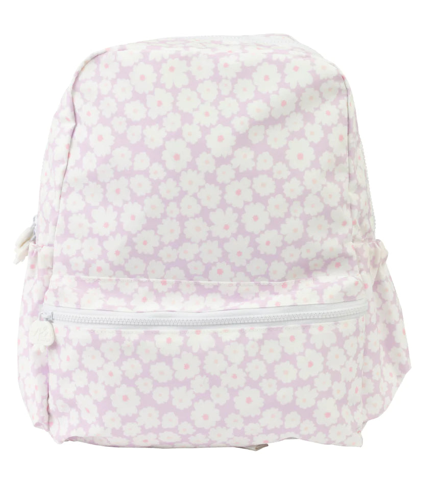 Lavender Daisies Backpack - Large - Breckenridge Baby