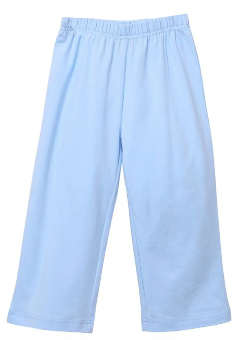 Knit Pants Light Blue - Breckenridge Baby