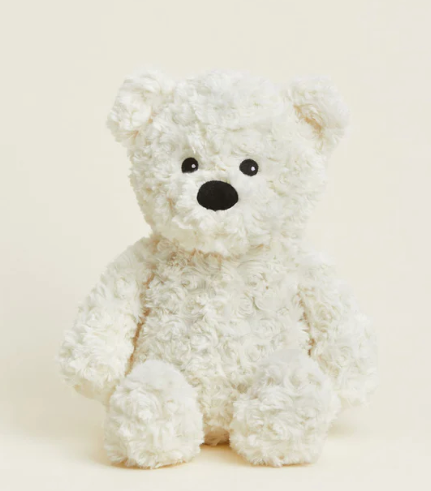 Cream Curly Bear Warmies - Breckenridge Baby