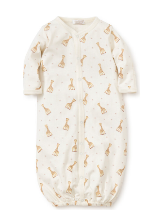 Sophie la Girafe Print Converter Gown - Breckenridge Baby