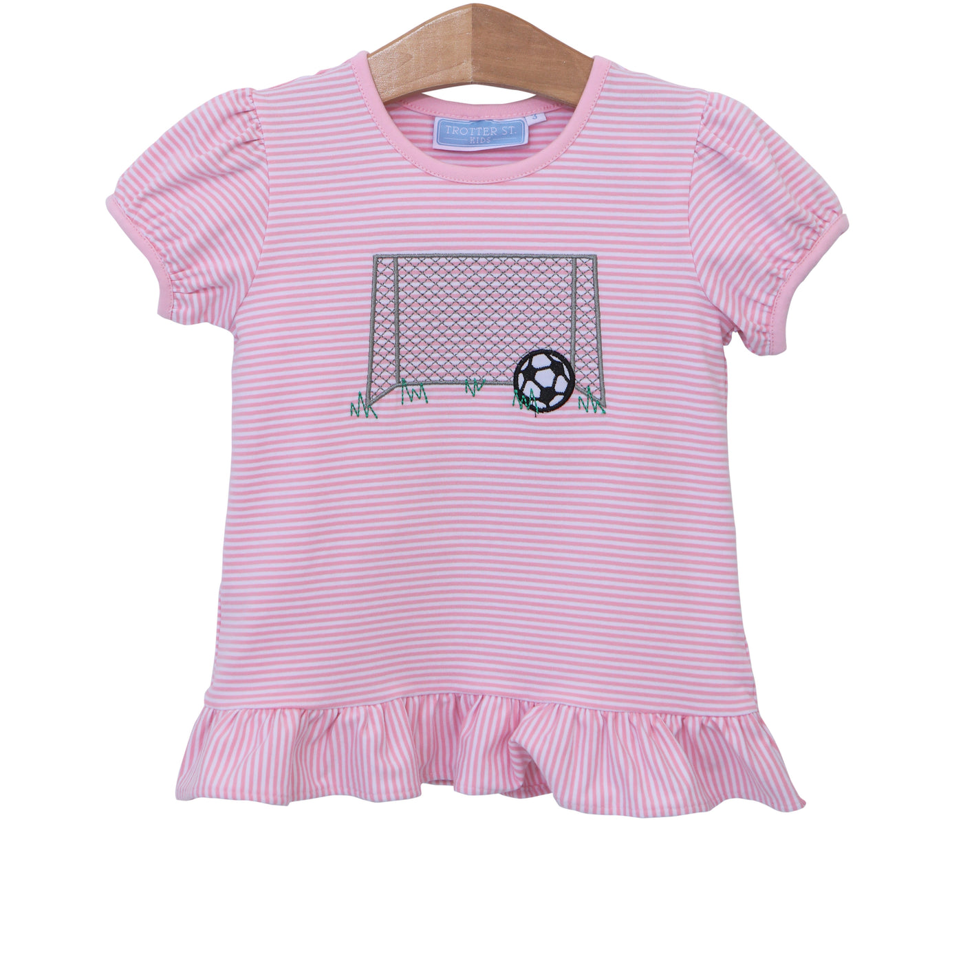 Soccer Ruffle Shirt - Breckenridge Baby