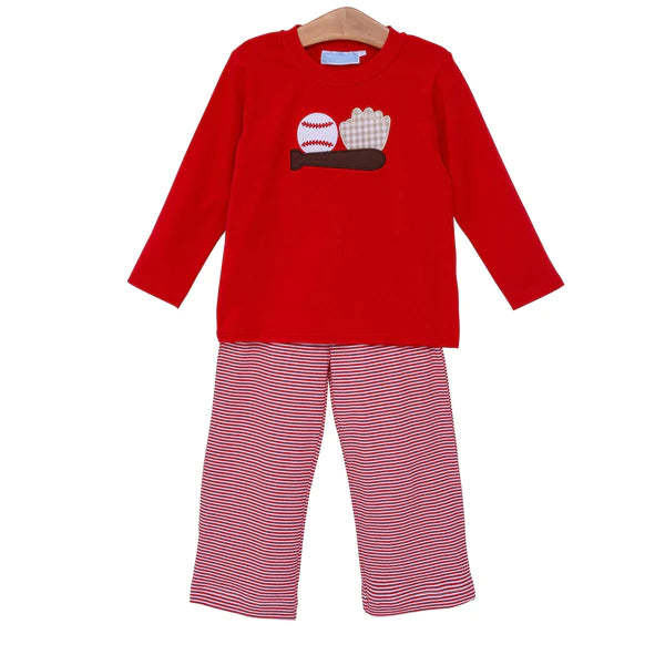 Baseball Applique Pants Set - Breckenridge Baby