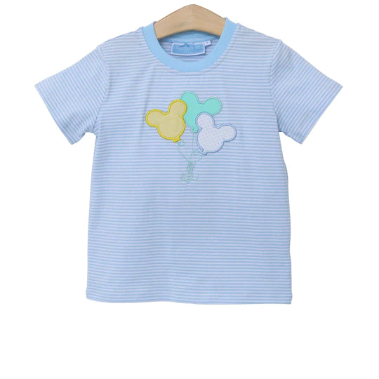 Mouse Balloon Applique Shirt - Breckenridge Baby
