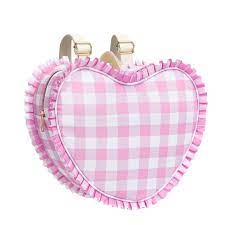 Ruffle Heart Backpack - Pink - Breckenridge Baby