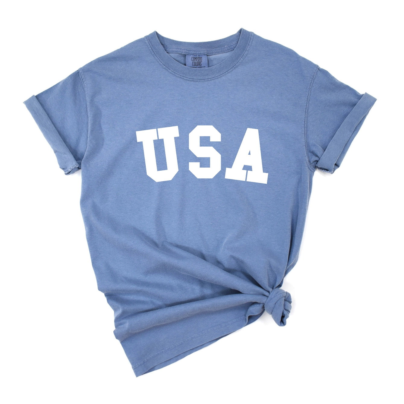 USA Comfort Colors Tee - 4th of July - Breckenridge Baby