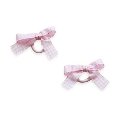 Gingham Hair Ties (9 Colors Available) - Breckenridge Baby