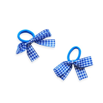 Gingham Hair Ties (9 Colors Available) - Breckenridge Baby