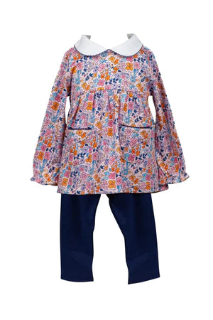 Pansy Floral Tunic Set - Breckenridge Baby