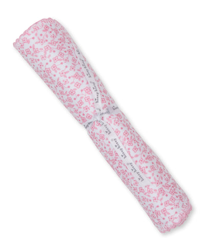 Petite Blue Burp - Pink - Breckenridge Baby