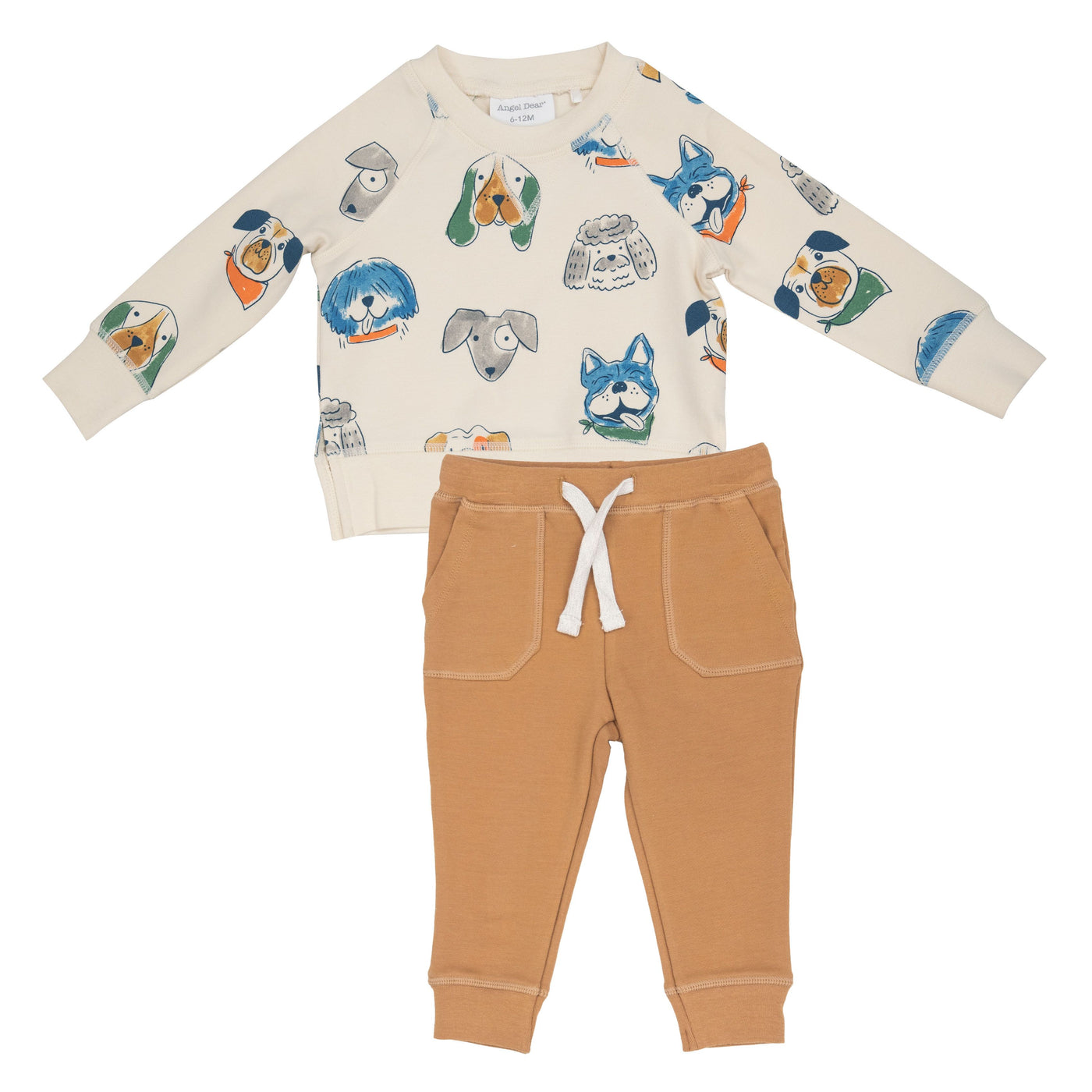 Furry Friends Raglan Sweatshirt And Jogger Set - Breckenridge Baby