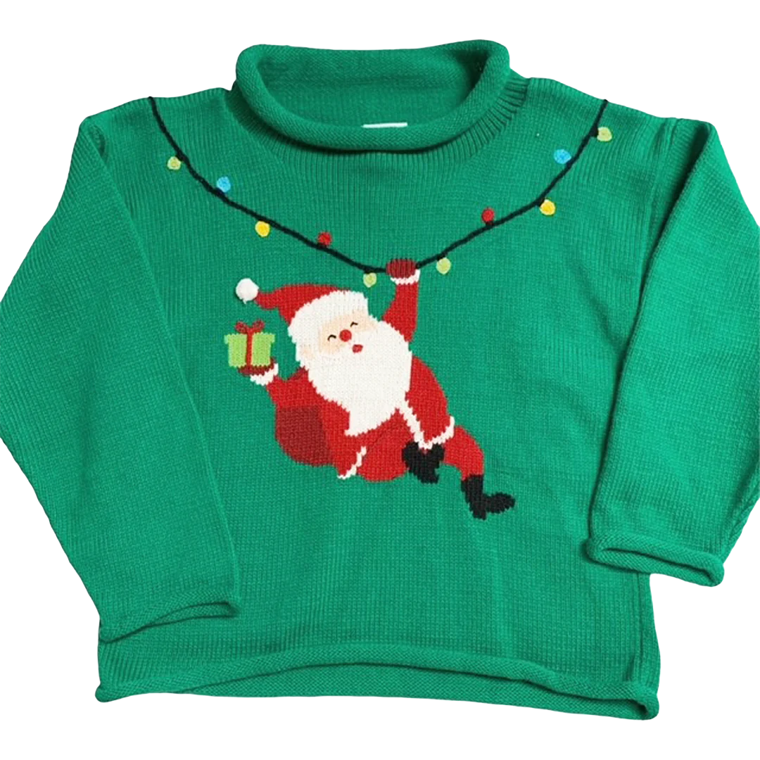 Santa Roll Neck Sweater - Breckenridge Baby