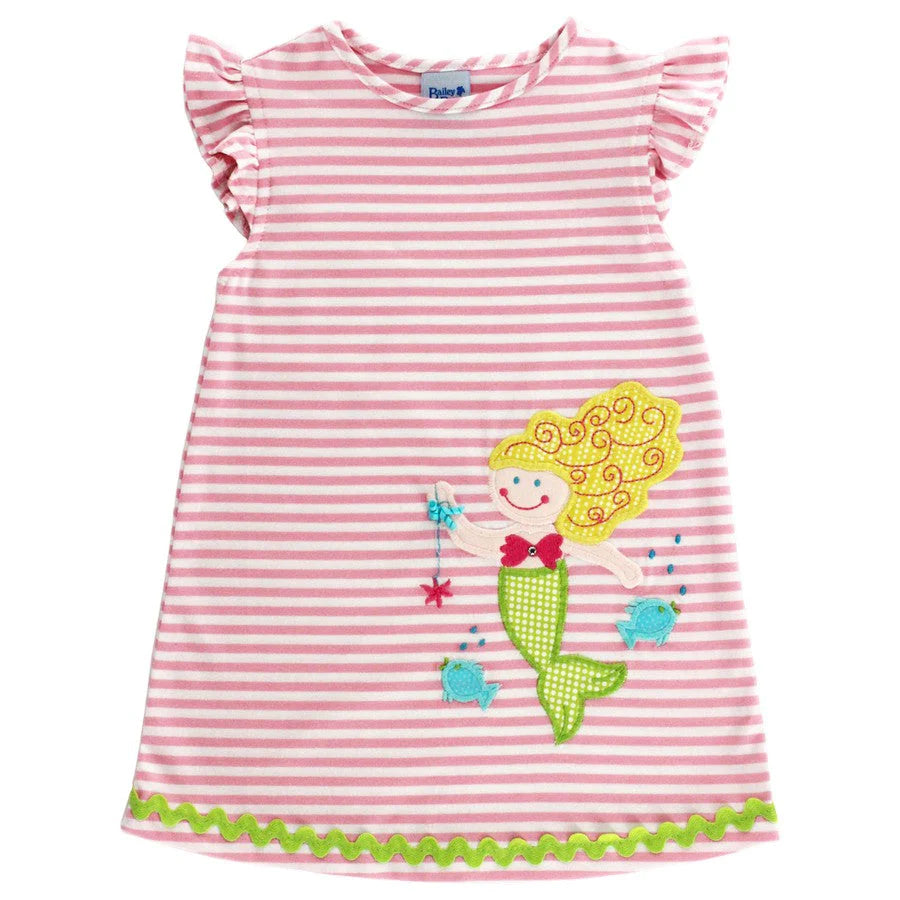 Millie Mermaid Knit Dress - Breckenridge Baby