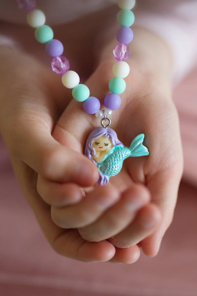 Matte Mermaid Necklace - Breckenridge Baby