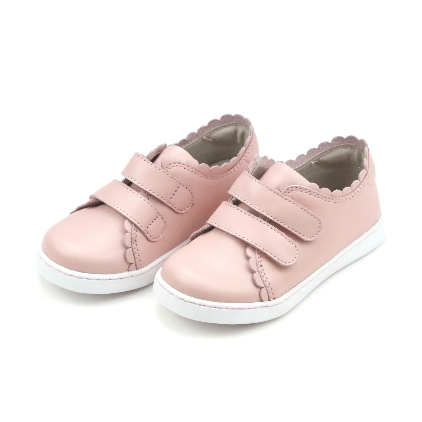 Caroline Scalloped Sneaker - Pink - Breckenridge Baby