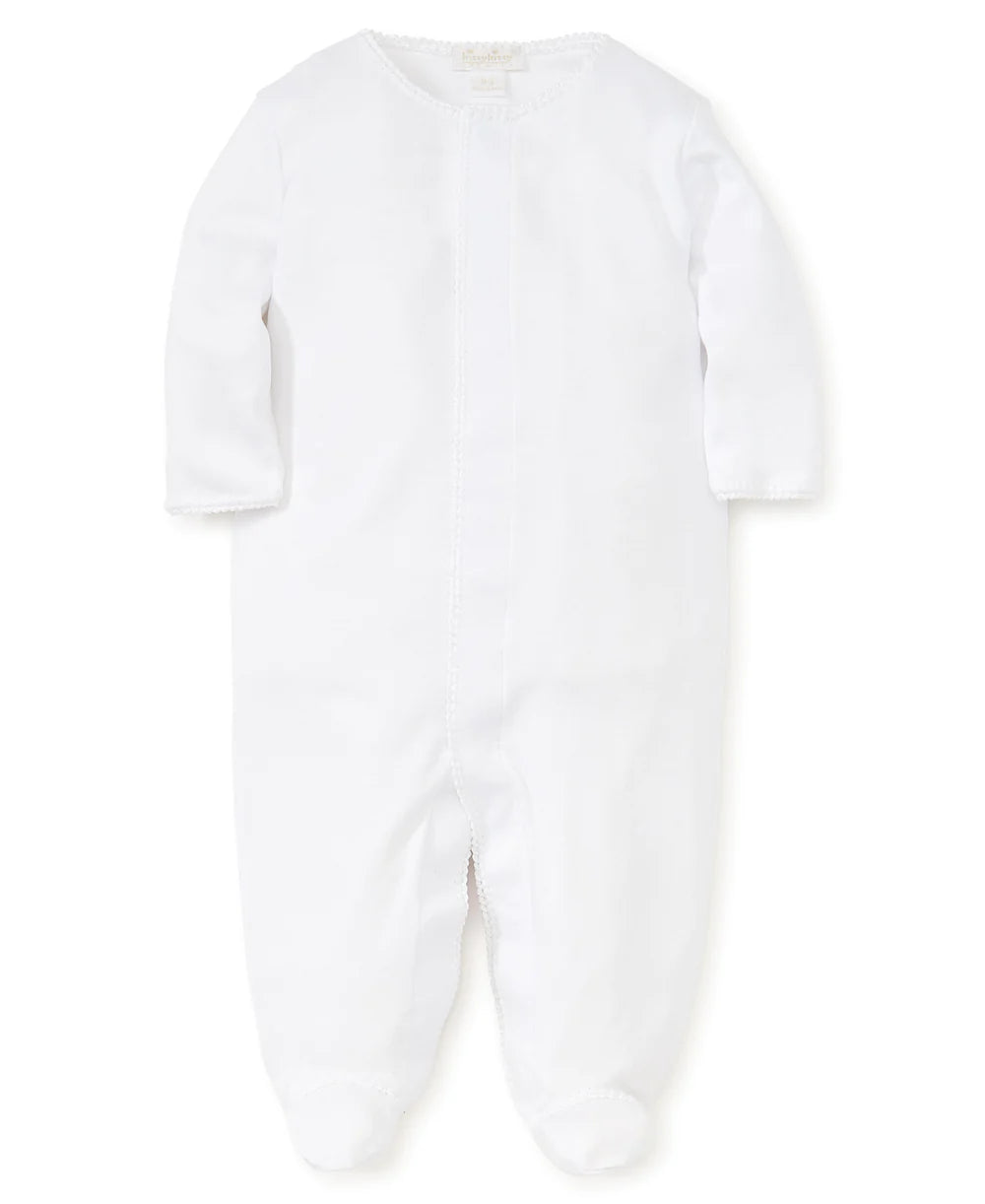 New Premier Basics Footie - White/White - Breckenridge Baby