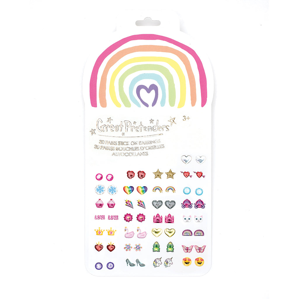 Rainbow Love Sticker Earrings - Breckenridge Baby