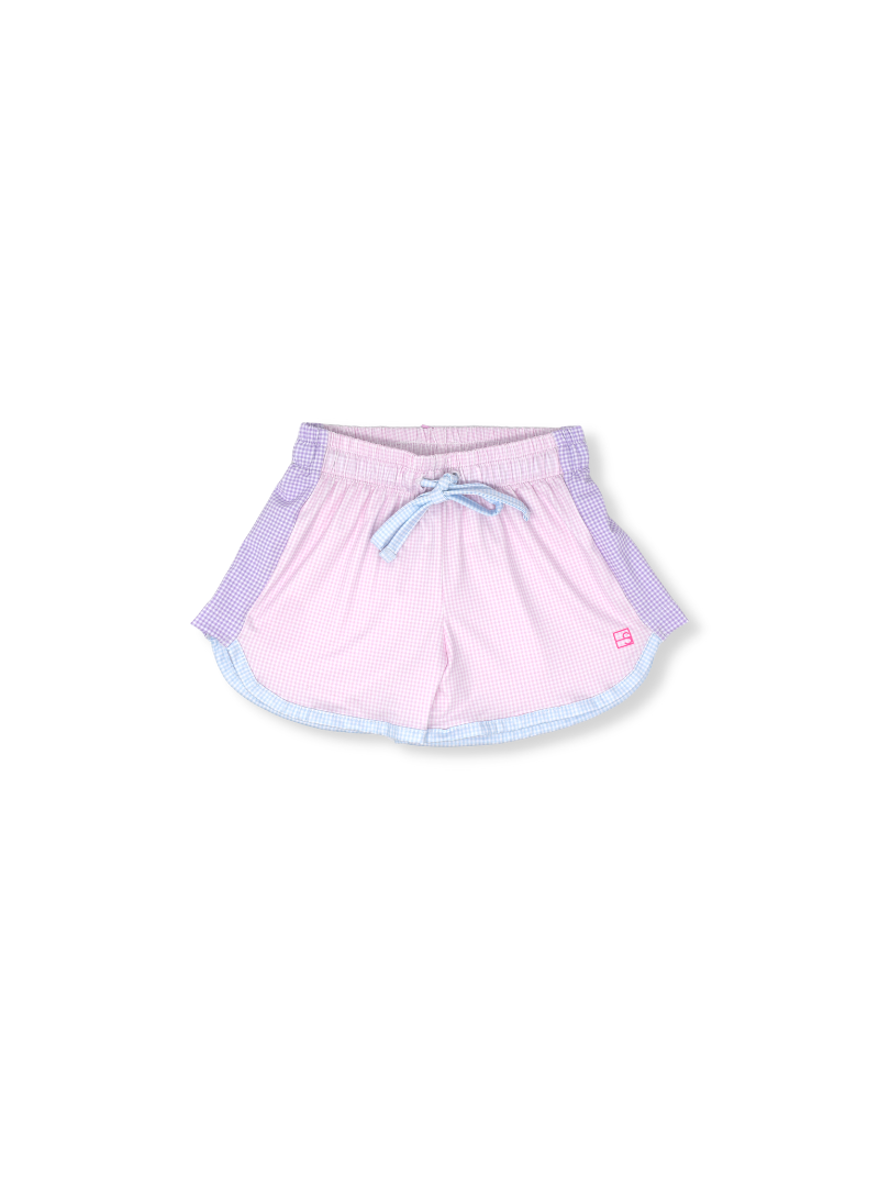 Annie Short - Light Pink Mini Gingham - Breckenridge Baby