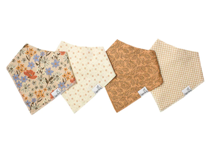 Eden Bandana Bib Set (4-Pack) - Breckenridge Baby