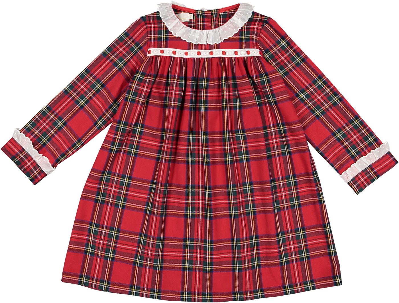 Red Christmas Tartan Nightgown - Breckenridge Baby