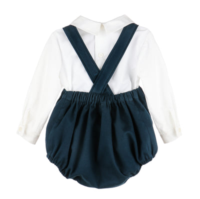 The Classic's Vintage Boy Overall - Navy - Breckenridge Baby
