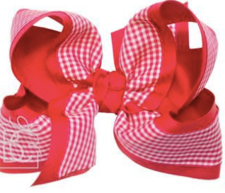 Gingham Bow 4" (4 Colors Available) - Breckenridge Baby